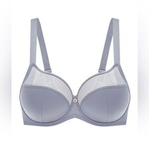 Understance Anya Smooth FlexWire Bra In Storm Grey Size 34DDD
